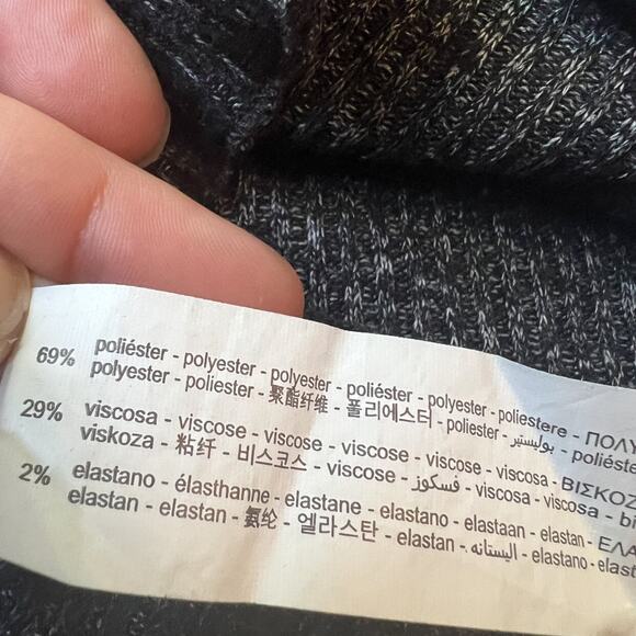 Zara Soft Ribbed Ruffle Neck Top - Picture 4 of 4